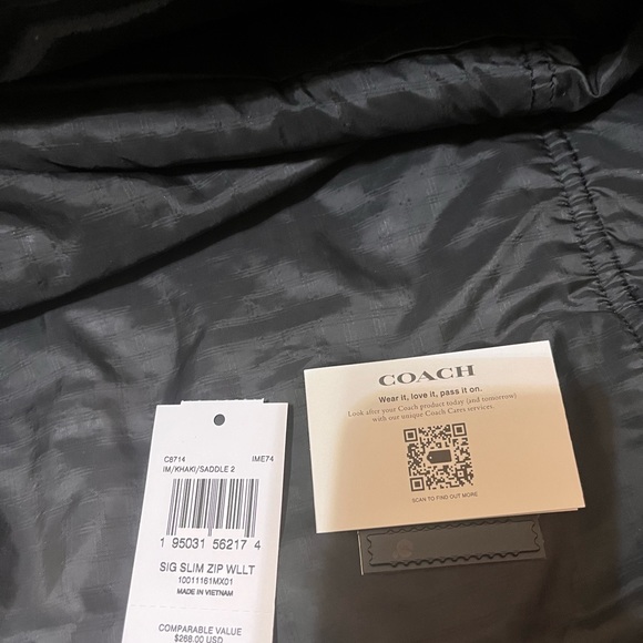 Coach signature zip wallet - Picture 10 of 12